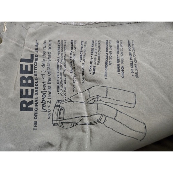 Kuhl Pants Mens 40x30 Rebel Vintage Patina Dye Outdoors Workwear Brown - Picture 5 of 5